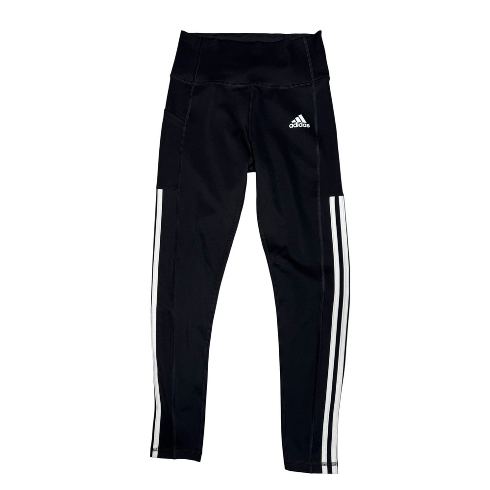 Women's Adidas Black White Aeroready High Rise 7/8 Leggings NWOT's